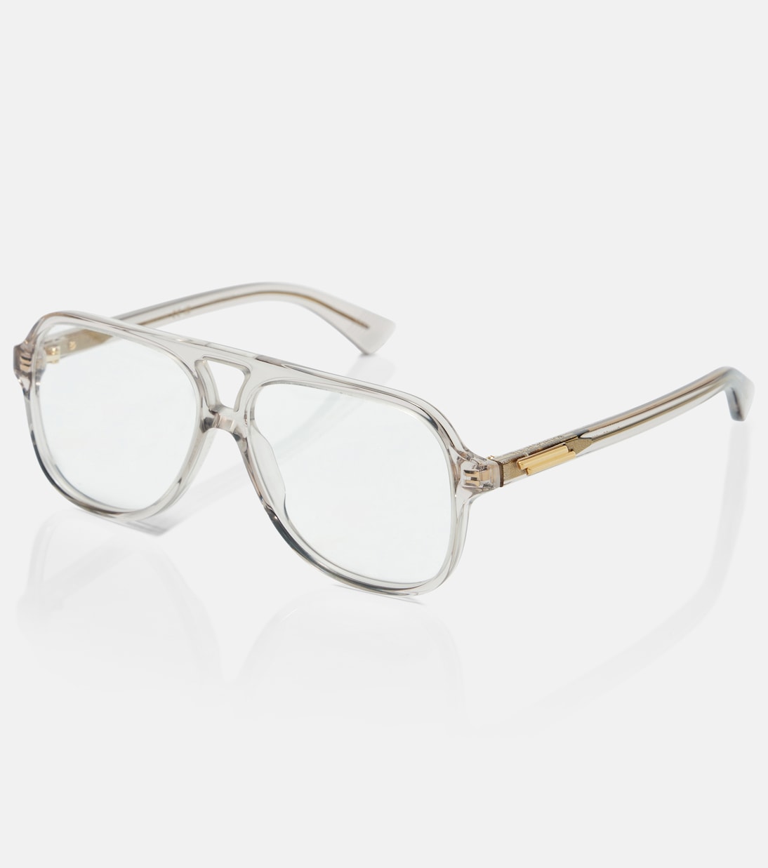 Slim Ribbon aviator glasses | Bottega Veneta