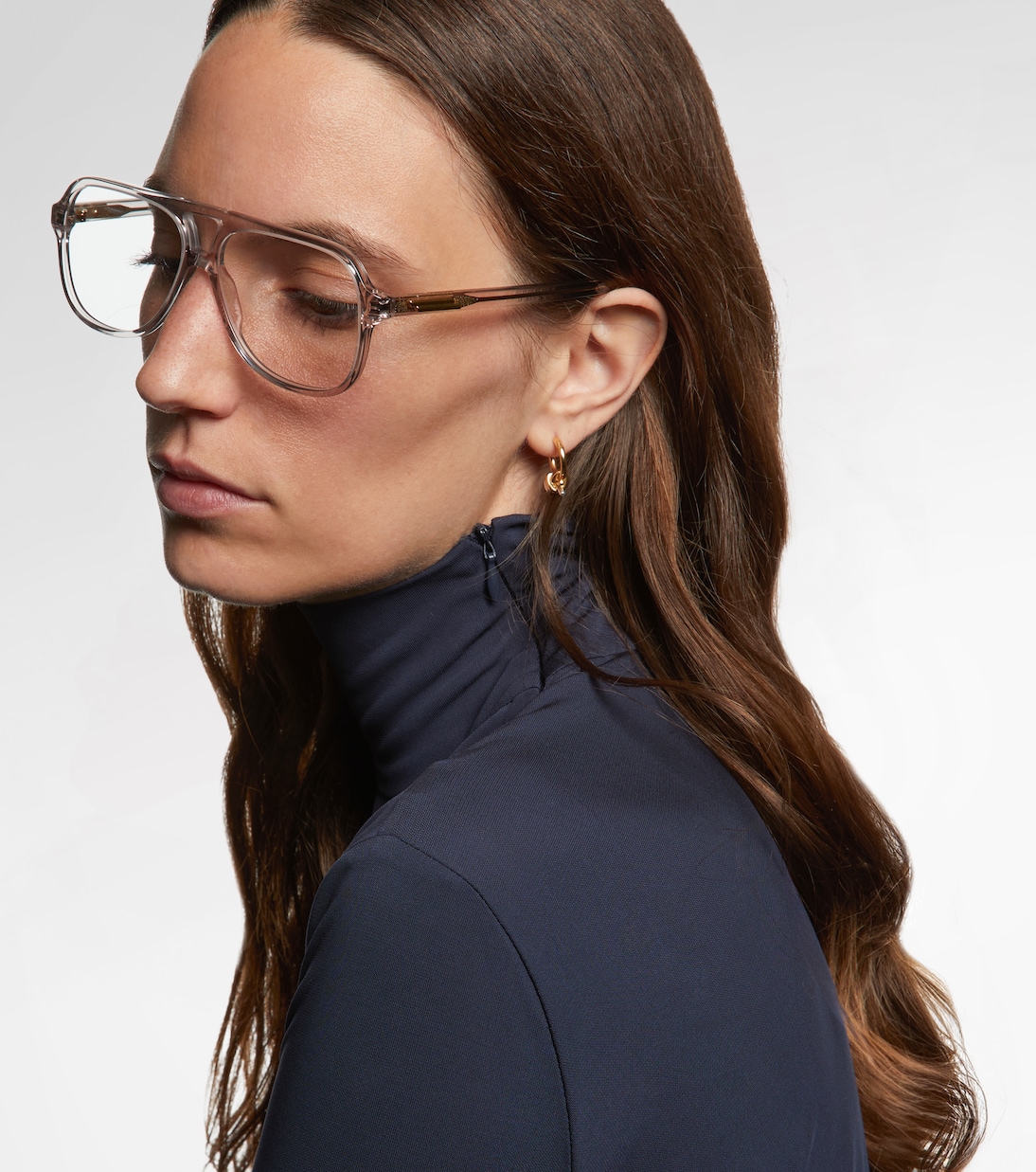 Slim Ribbon aviator glasses | Bottega Veneta