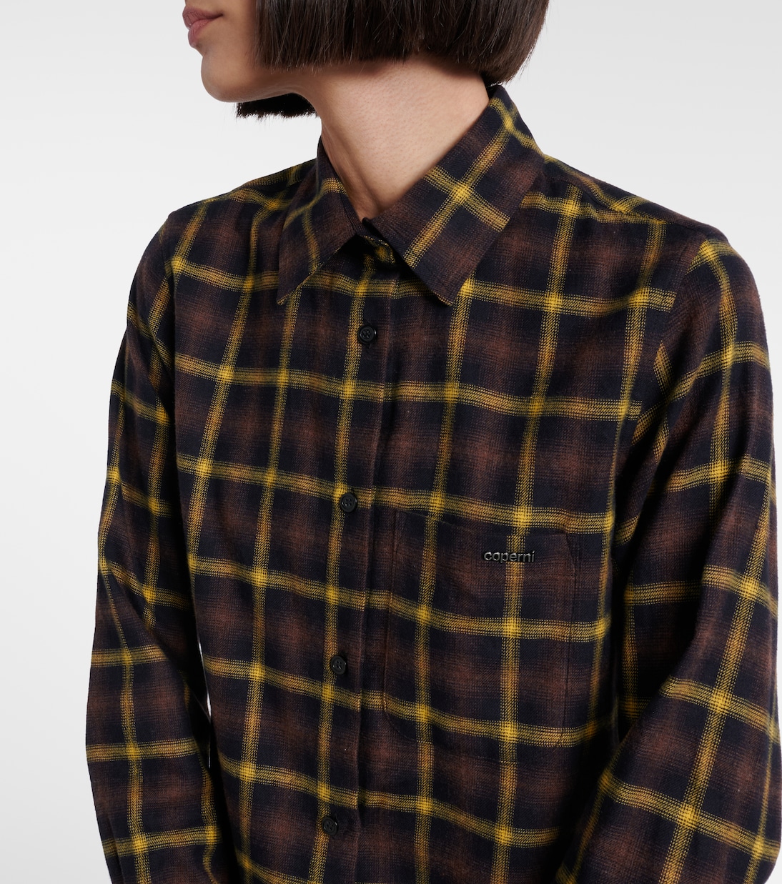 Robe chemise à carreaux | Coperni