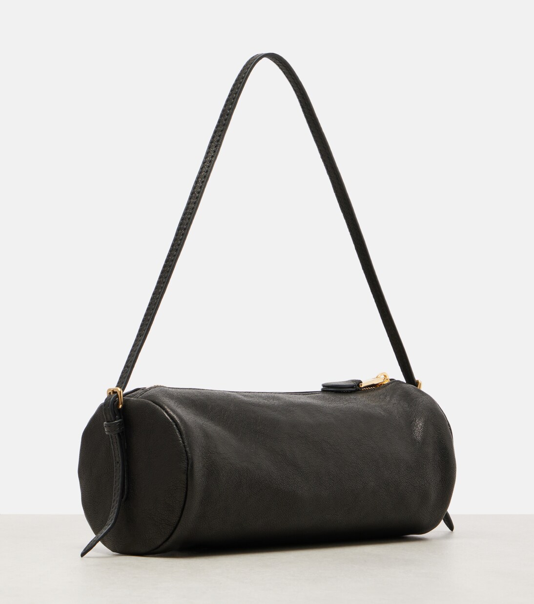 Logo leather shoulder bag  | Miu Miu