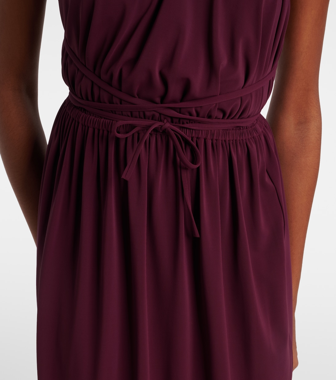 Ines halterneck jersey midi dress | Eres