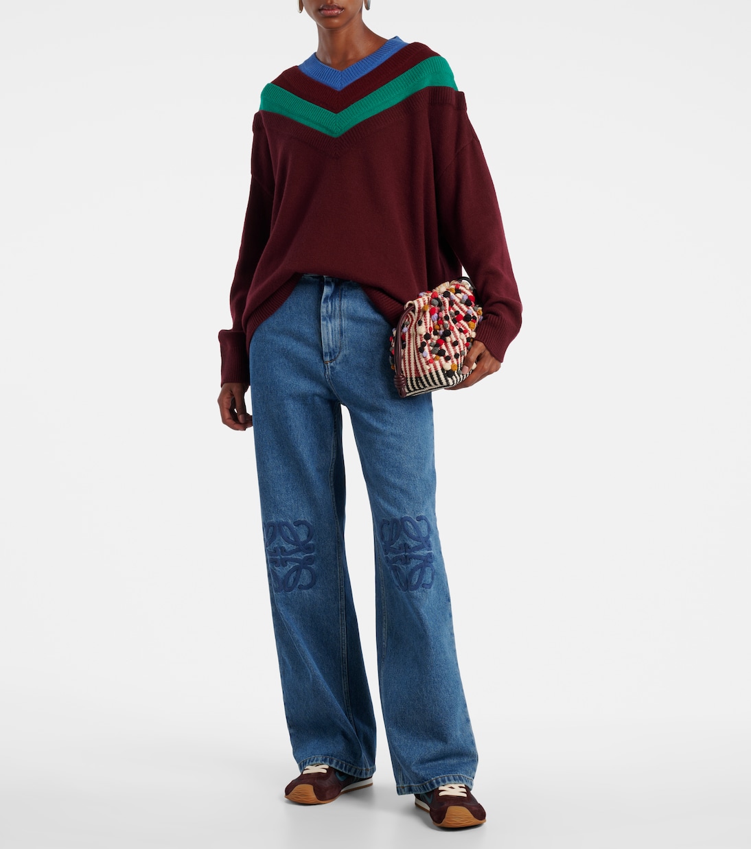 Anagram wide-leg jeans | Loewe