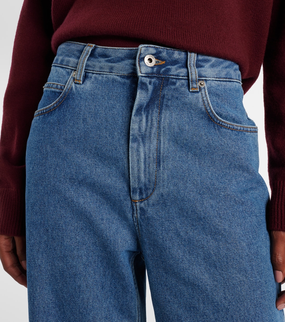 Anagram wide-leg jeans | Loewe
