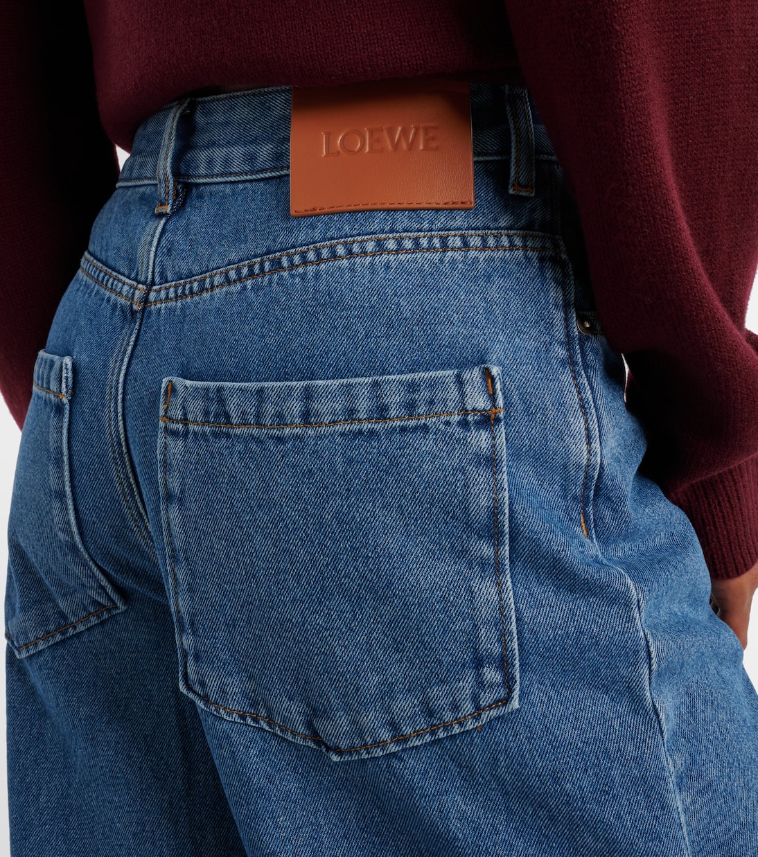 Anagram wide-leg jeans | Loewe