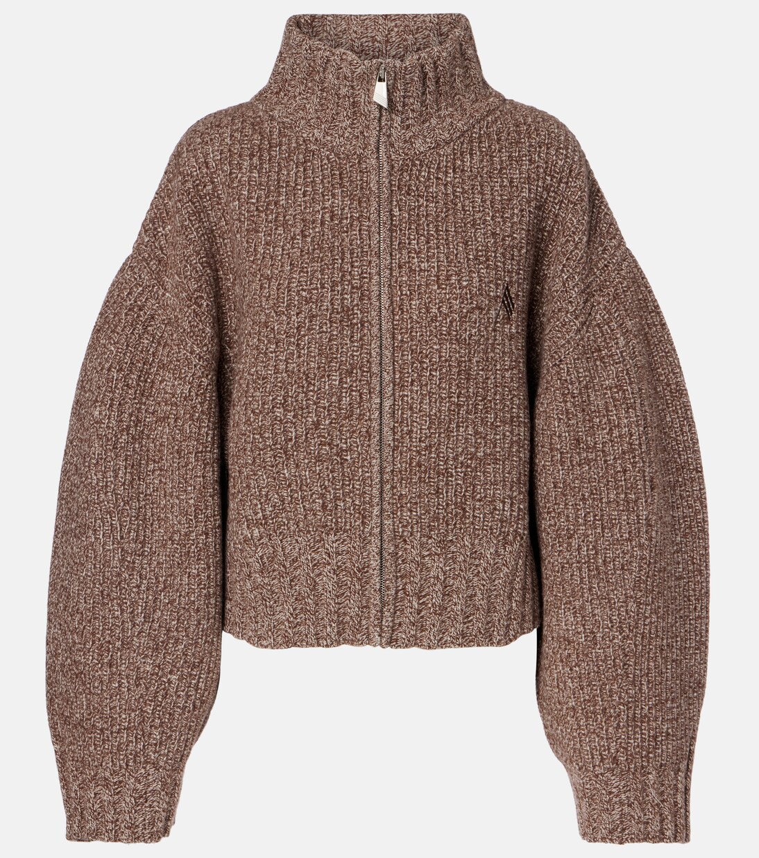 Embroidered wool and cashmere cardigan | The Attico