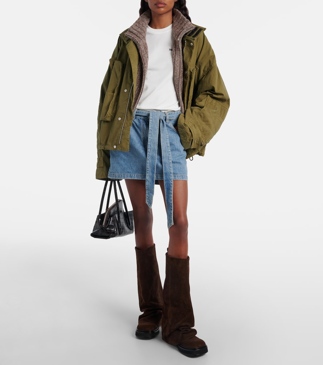 Embroidered wool and cashmere cardigan | The Attico