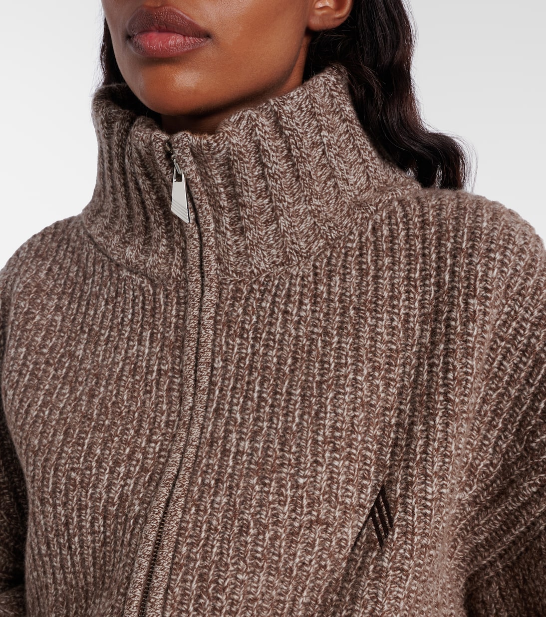 Embroidered wool and cashmere cardigan | The Attico