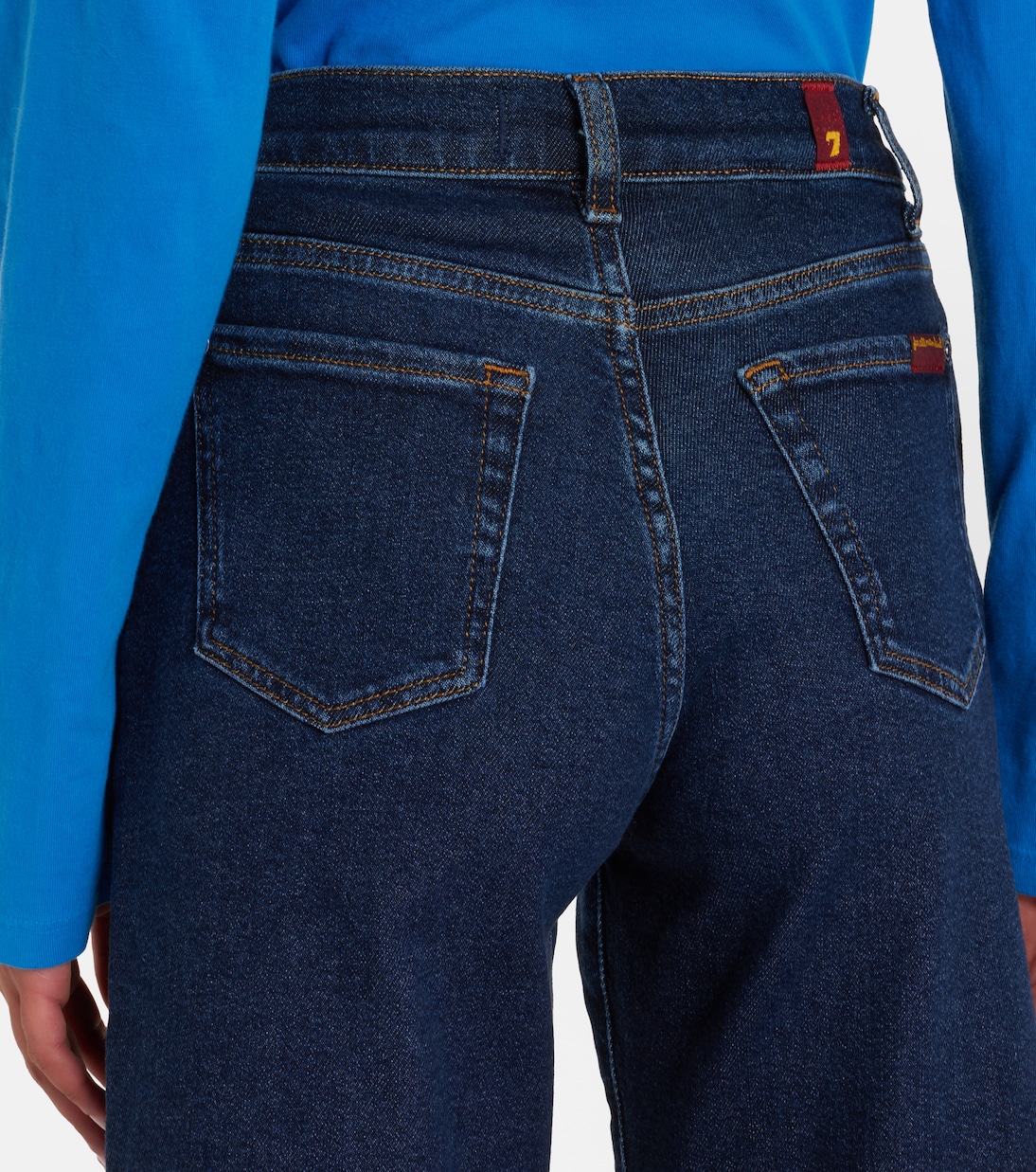 Lotta high-rise wide-leg jeans | 7 For All Mankind