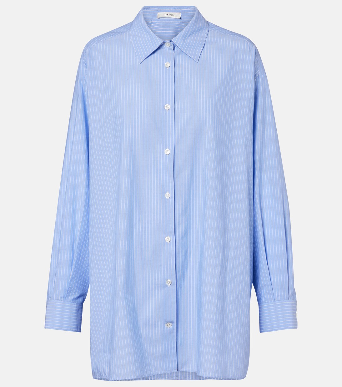 Luka striped cotton poplin shirt | The Row
