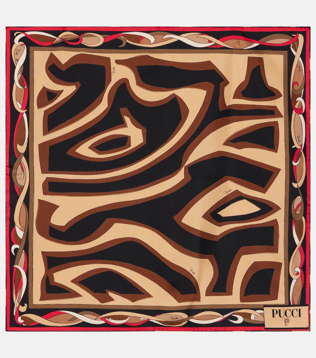 Labirinto silk twill scarf | Pucci