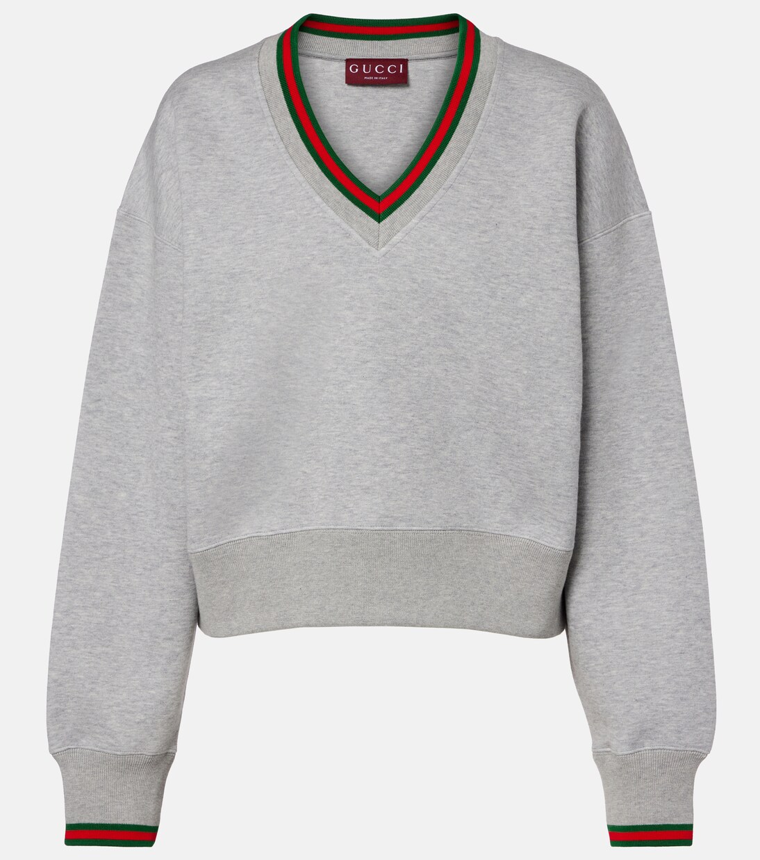 Sweatshirt Web Stripe aus Jersey | Gucci