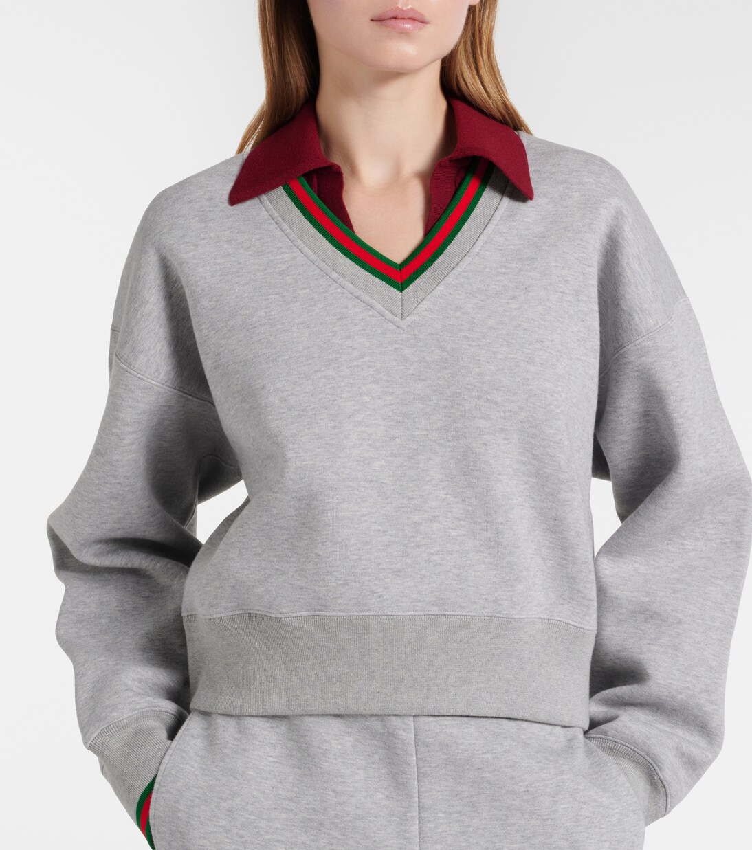 Sweatshirt Web Stripe aus Jersey | Gucci