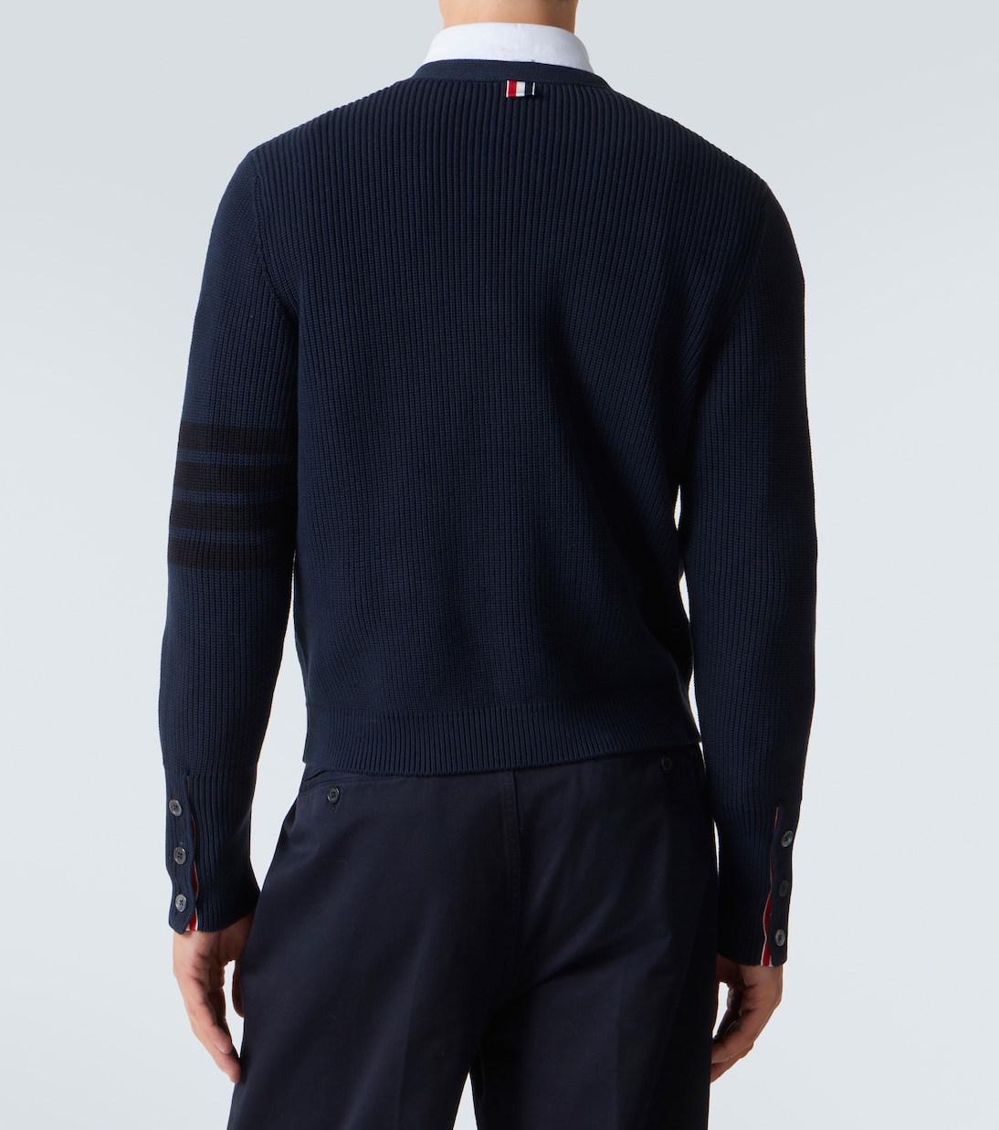 Cardigan 4-Bar aus Baumwolle | Thom Browne