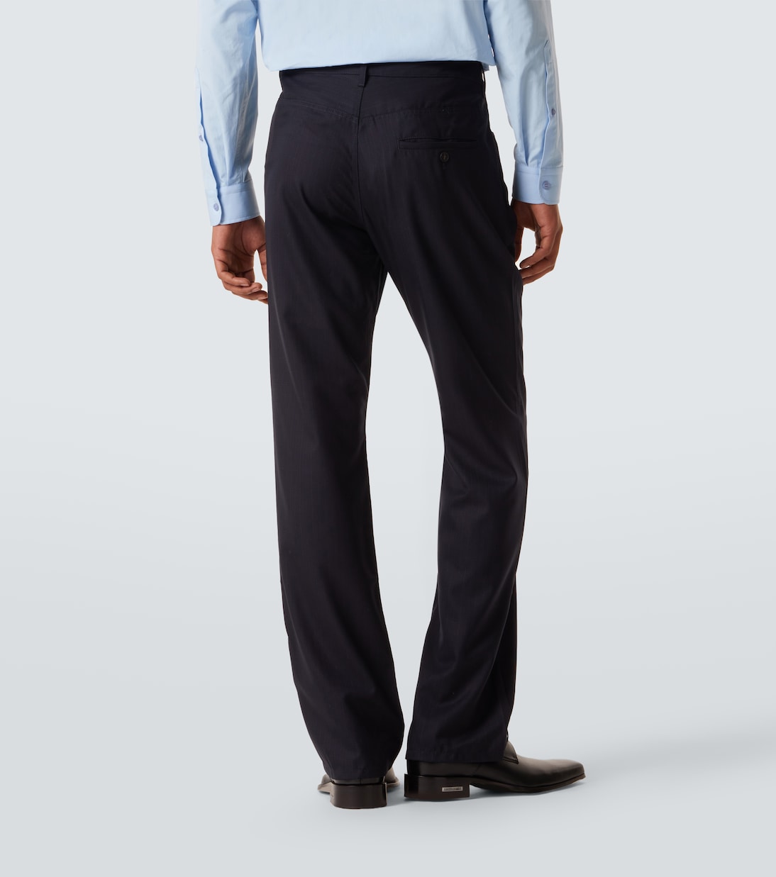 Pinstripe wool straight pants | Balenciaga