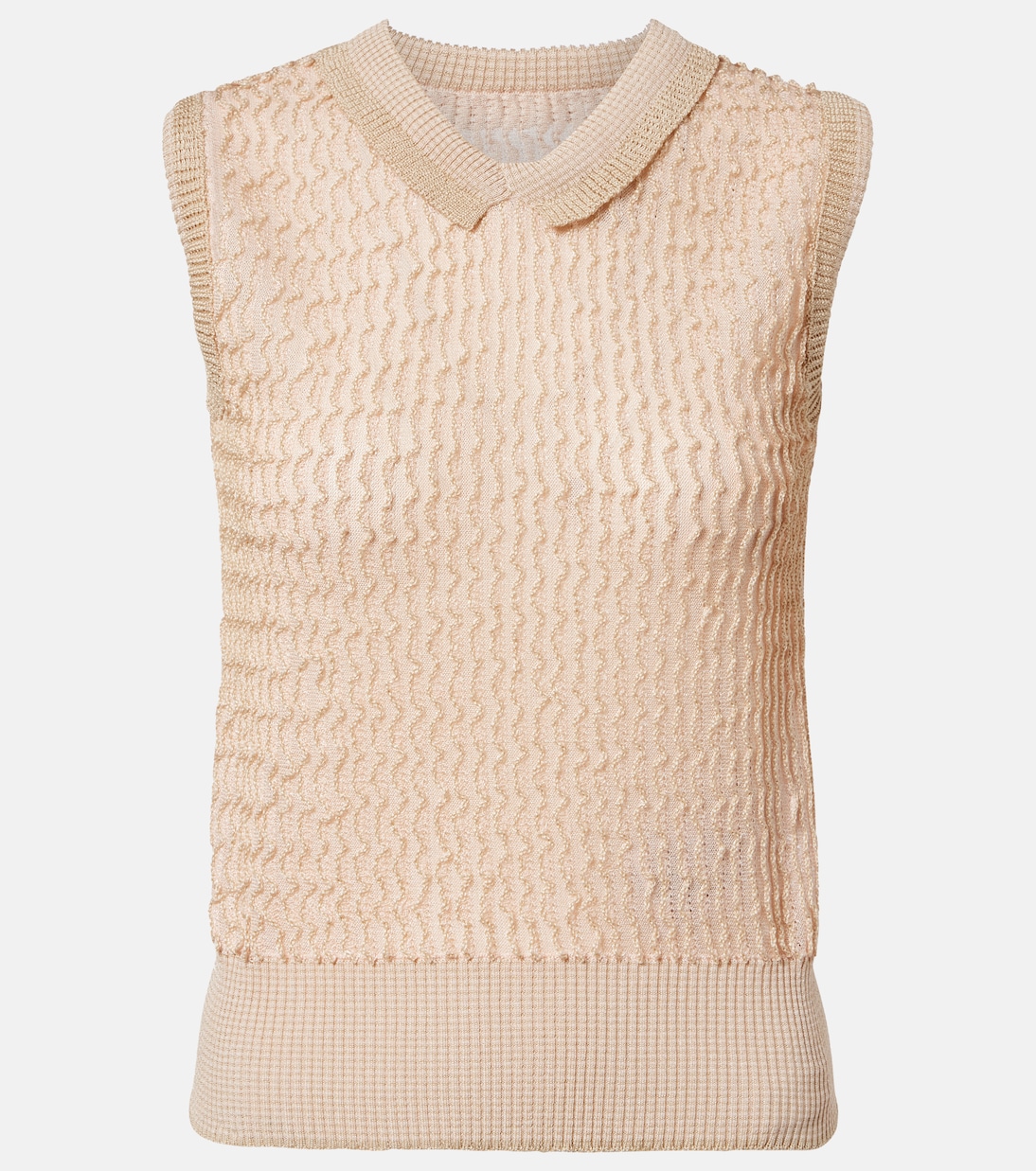 Ribbed-knit sweater vest | Maison Margiela