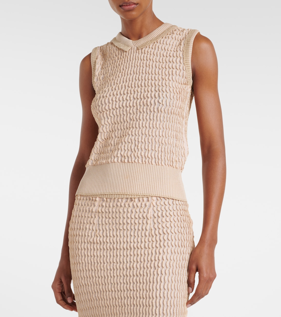 Ribbed-knit sweater vest | Maison Margiela