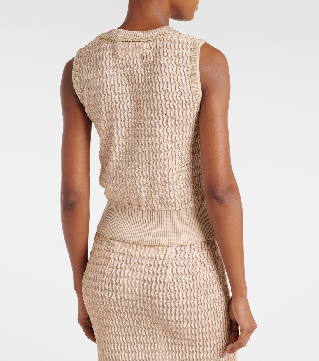 Ribbed-knit sweater vest | Maison Margiela