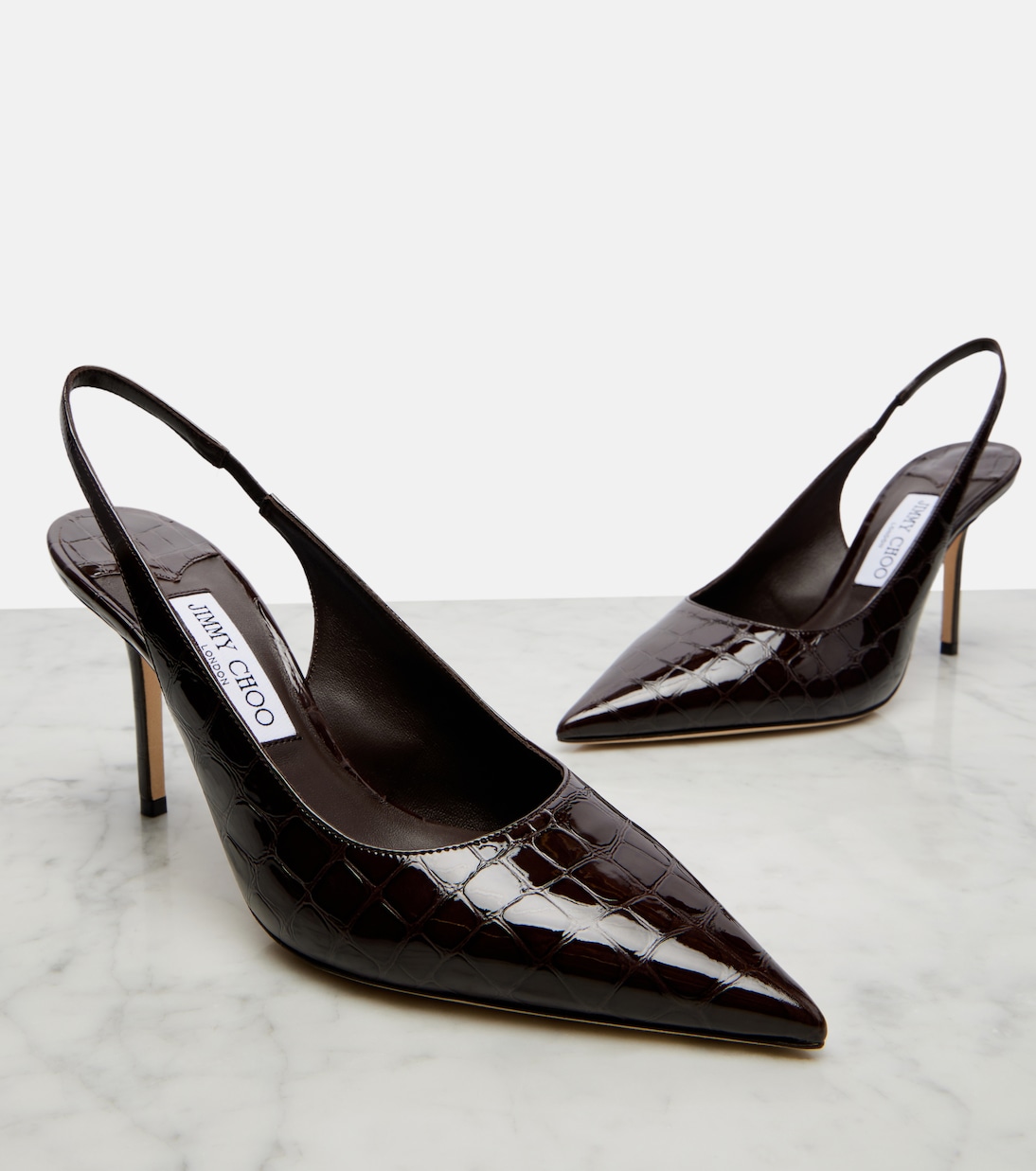 Escarpins slingbacks Love en cuir  | Jimmy Choo