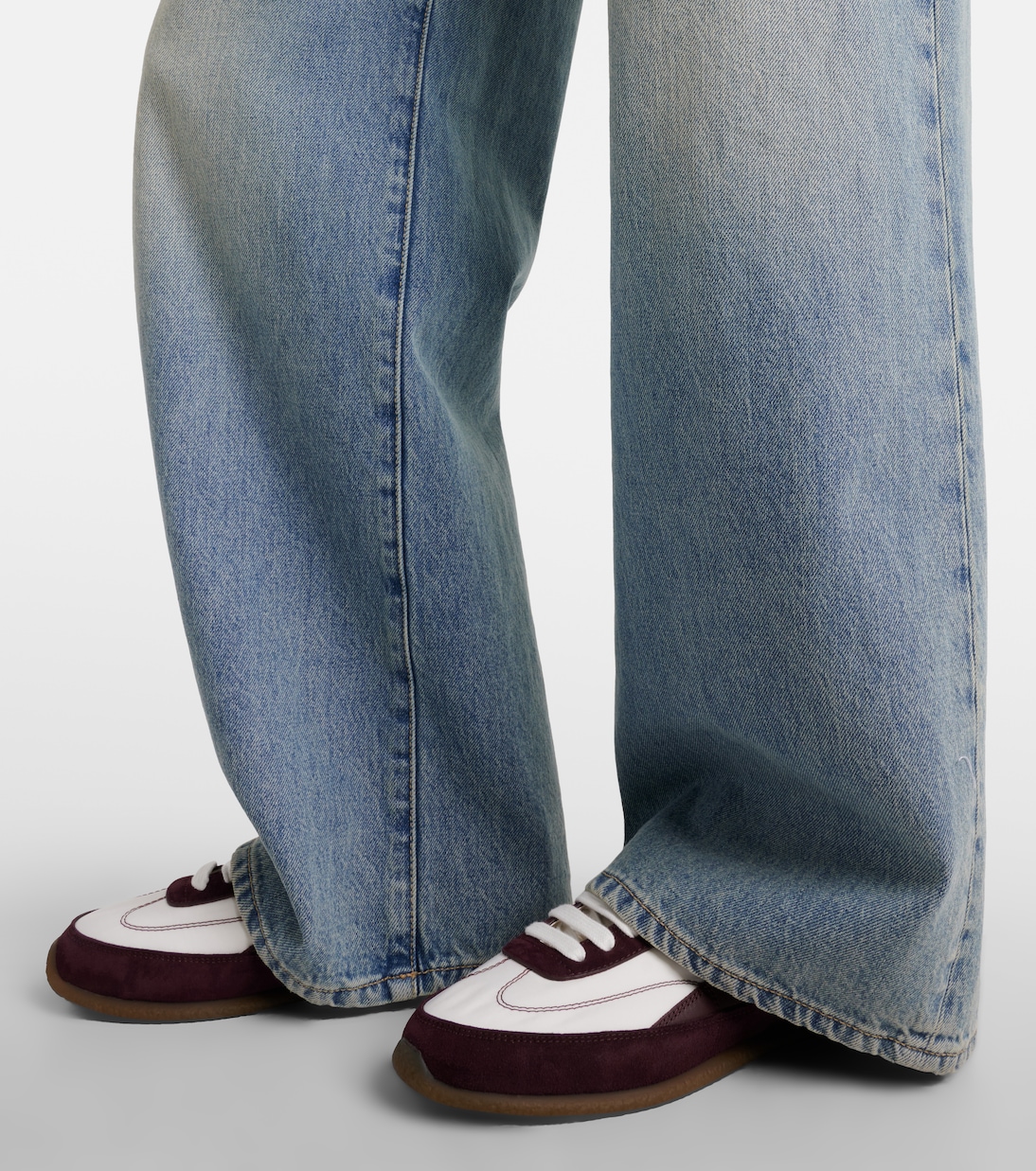 Sneakers EC1 in pelle con suede | McQueen