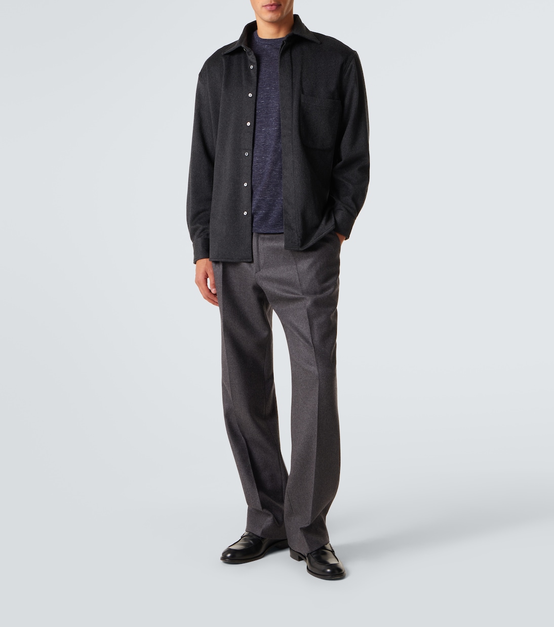 T-Shirt aus Kaschmir, Seide und Hanf | Gabriela Hearst