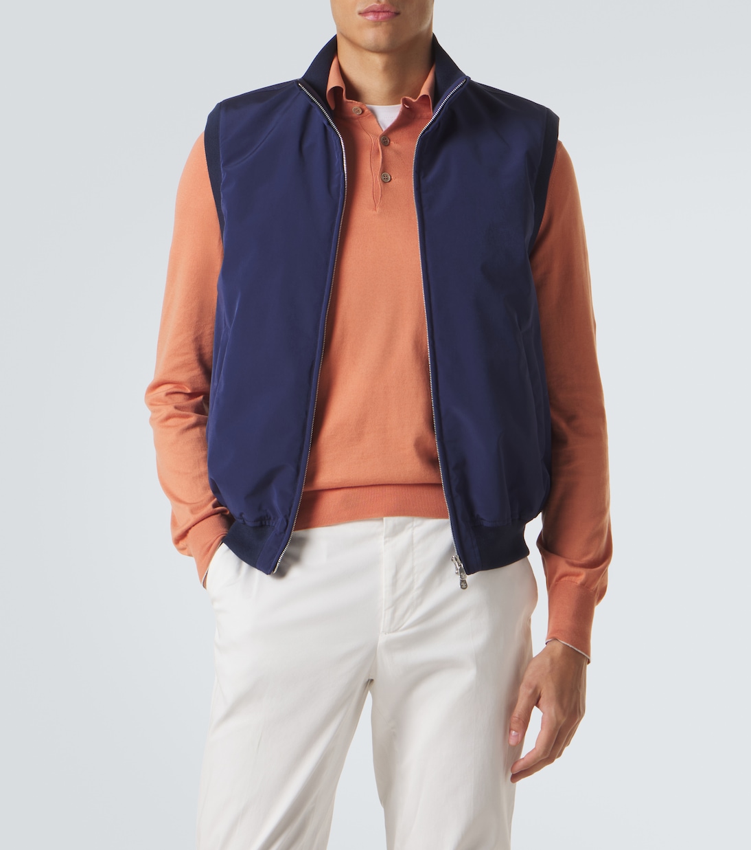 Padded technical vest | Brunello Cucinelli