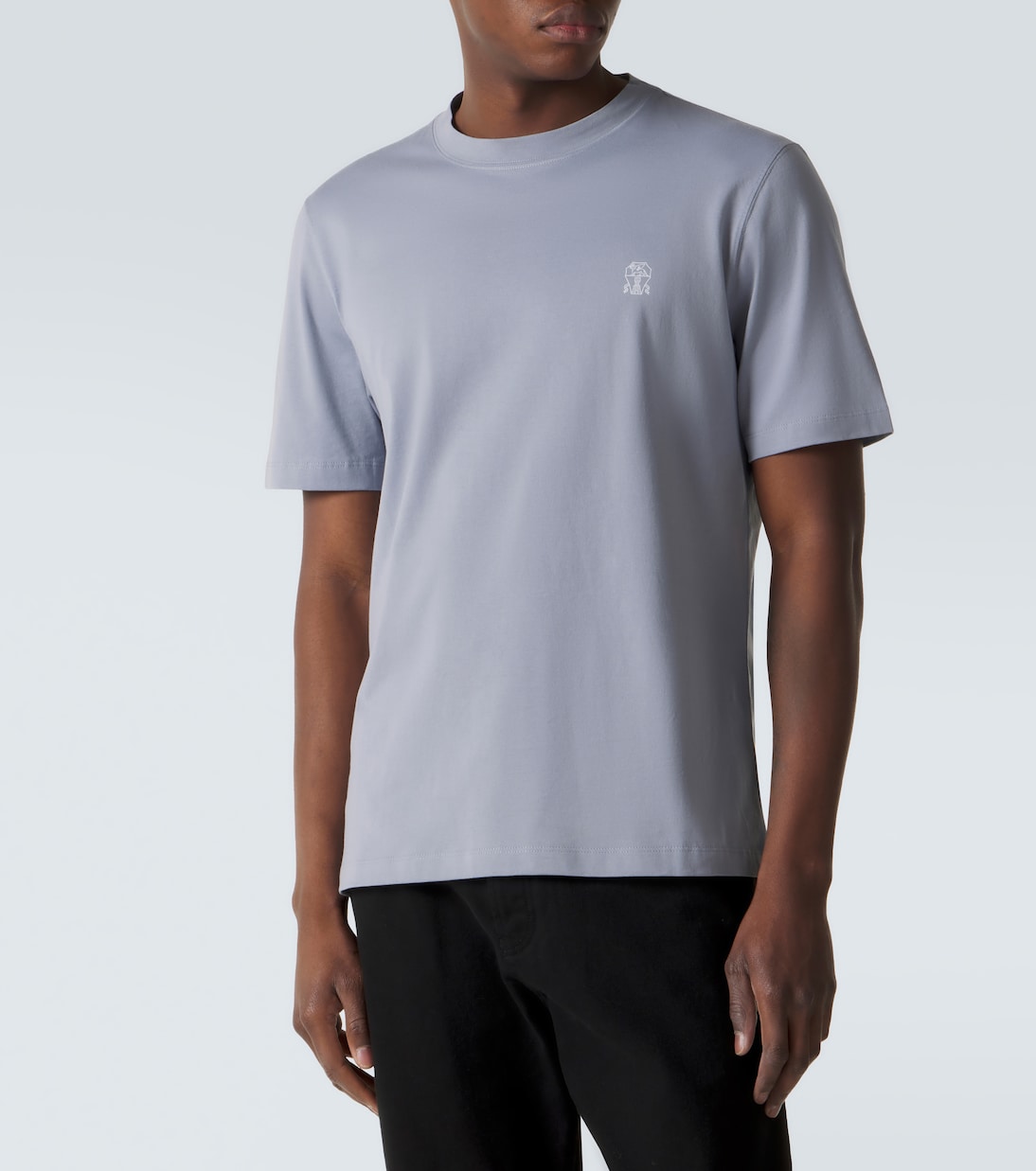 T-Shirt aus Baumwoll-Jersey | Brunello Cucinelli