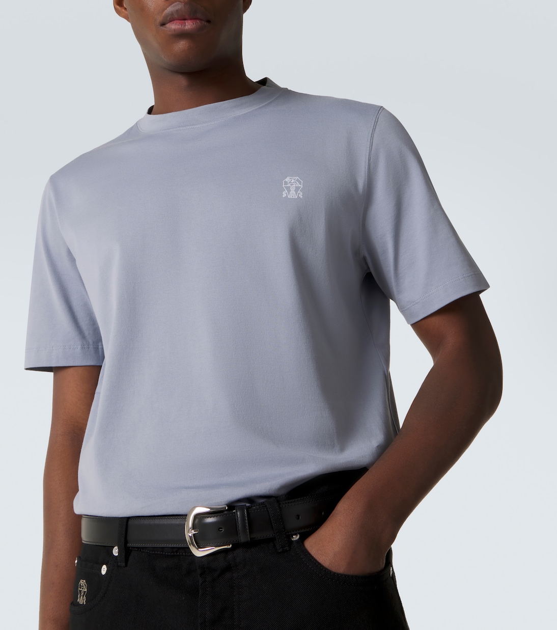 T-Shirt aus Baumwoll-Jersey | Brunello Cucinelli