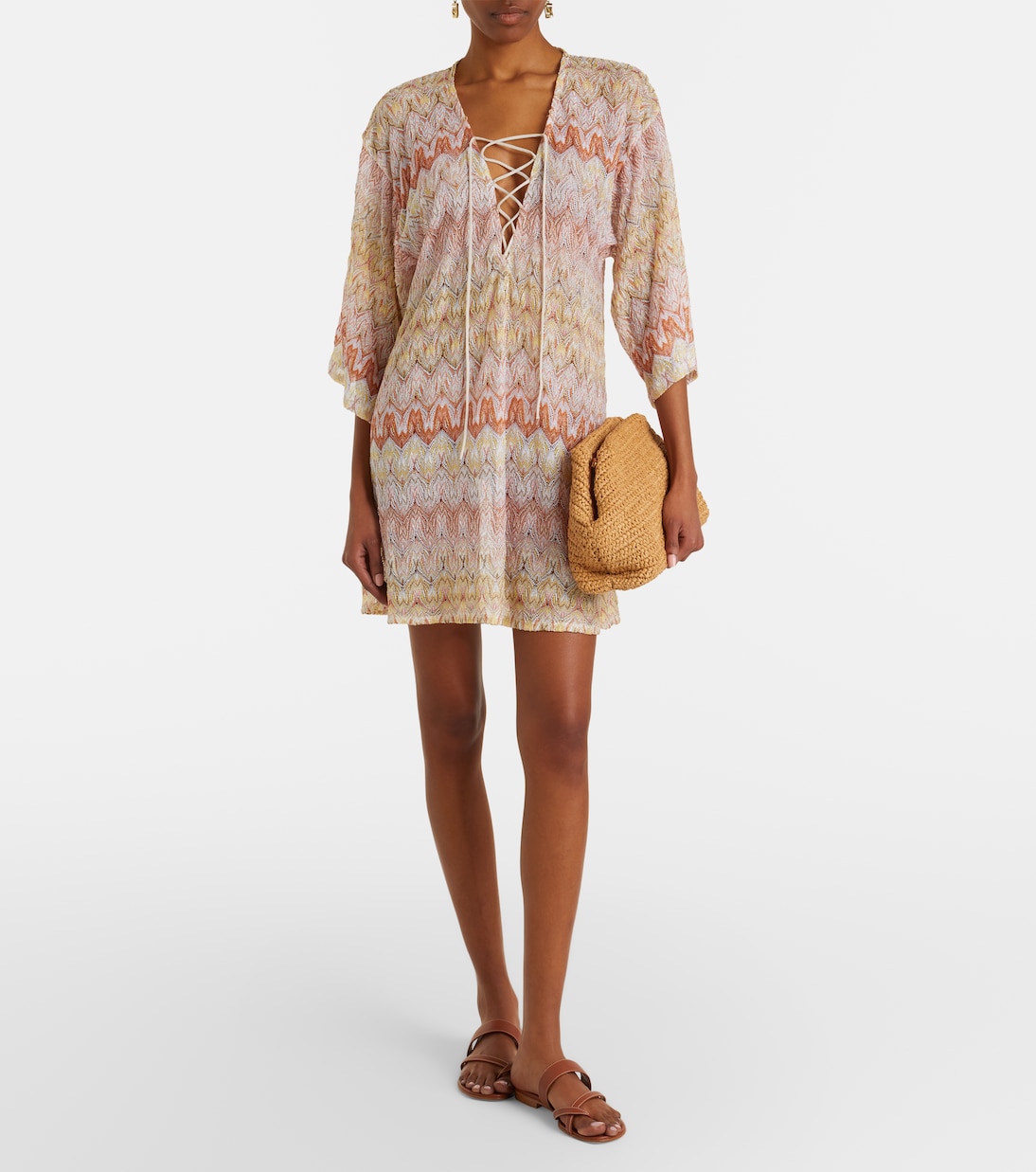 Cover-up aus Häkelstrick | Missoni