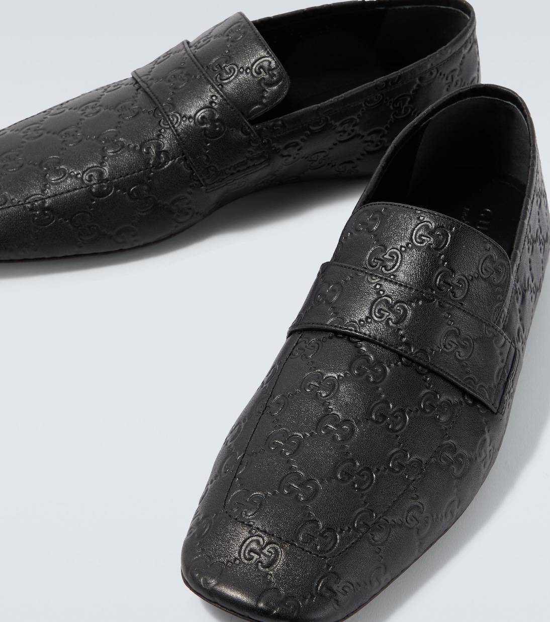 GG embossed leather loafers | Gucci