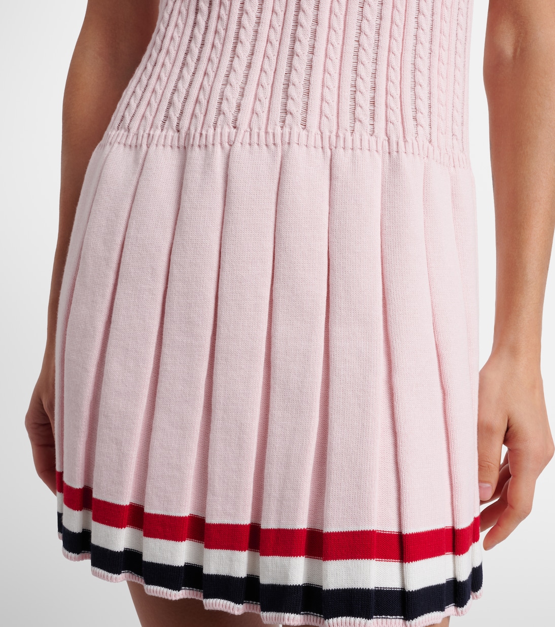 Pleated cotton minidress | Thom Browne