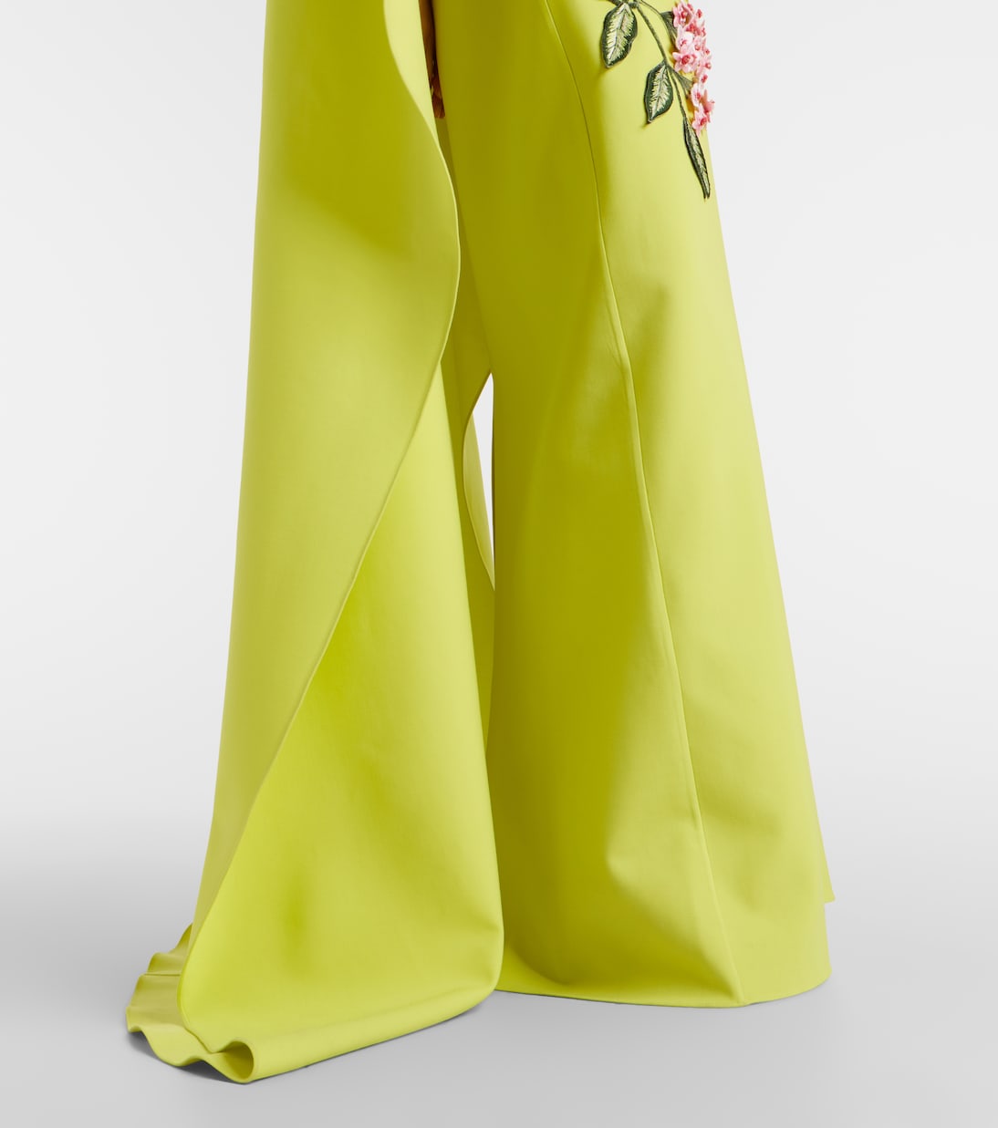 Porcelain Flower wool-blend gown | Oscar de la Renta