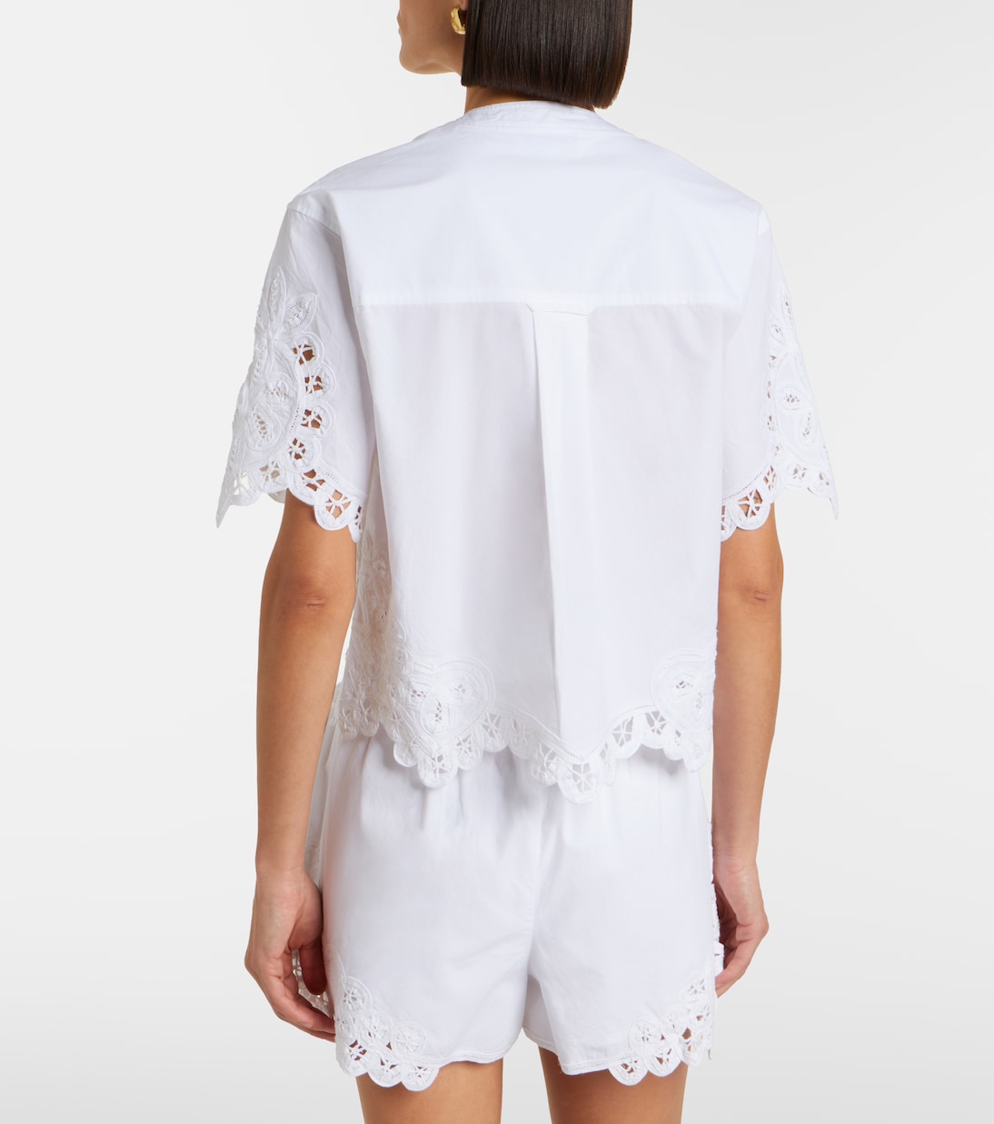 Camicia Aleck in cotone con ricamo | Veronica Beard