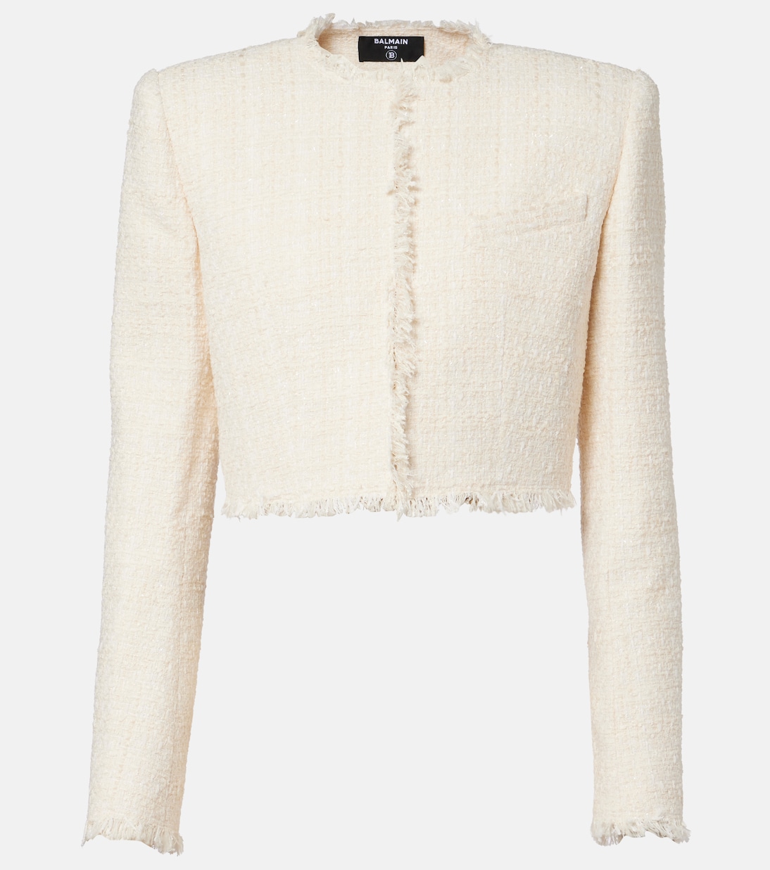Cropped tweed jacket | Balmain
