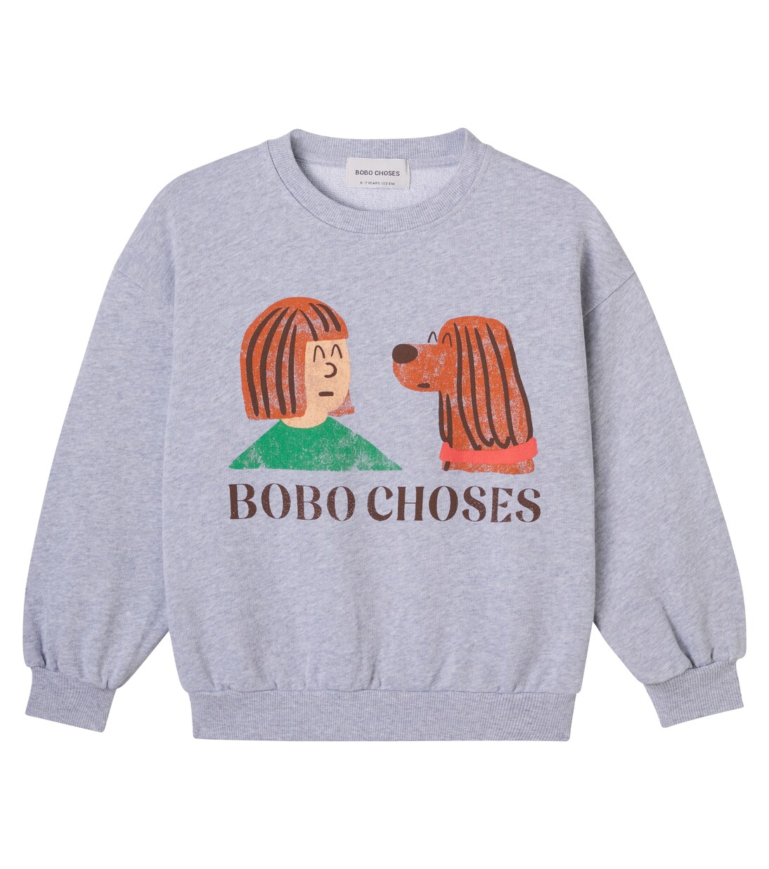 Friends In A Pickle cotton sweatshirt | Bobo Choses