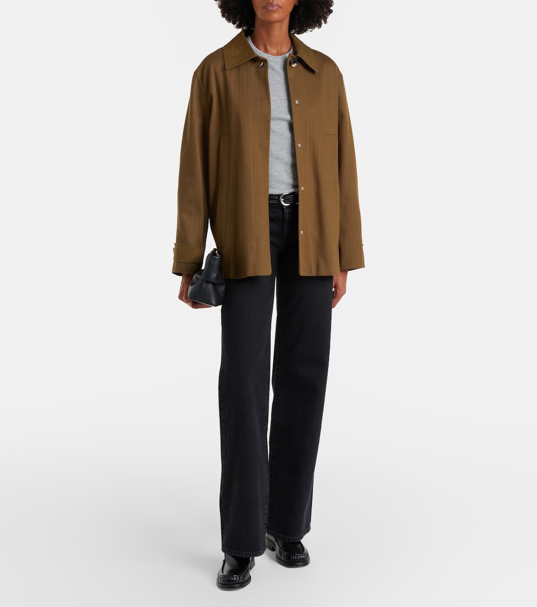 Wide-Leg Jeans The Grey | Frame