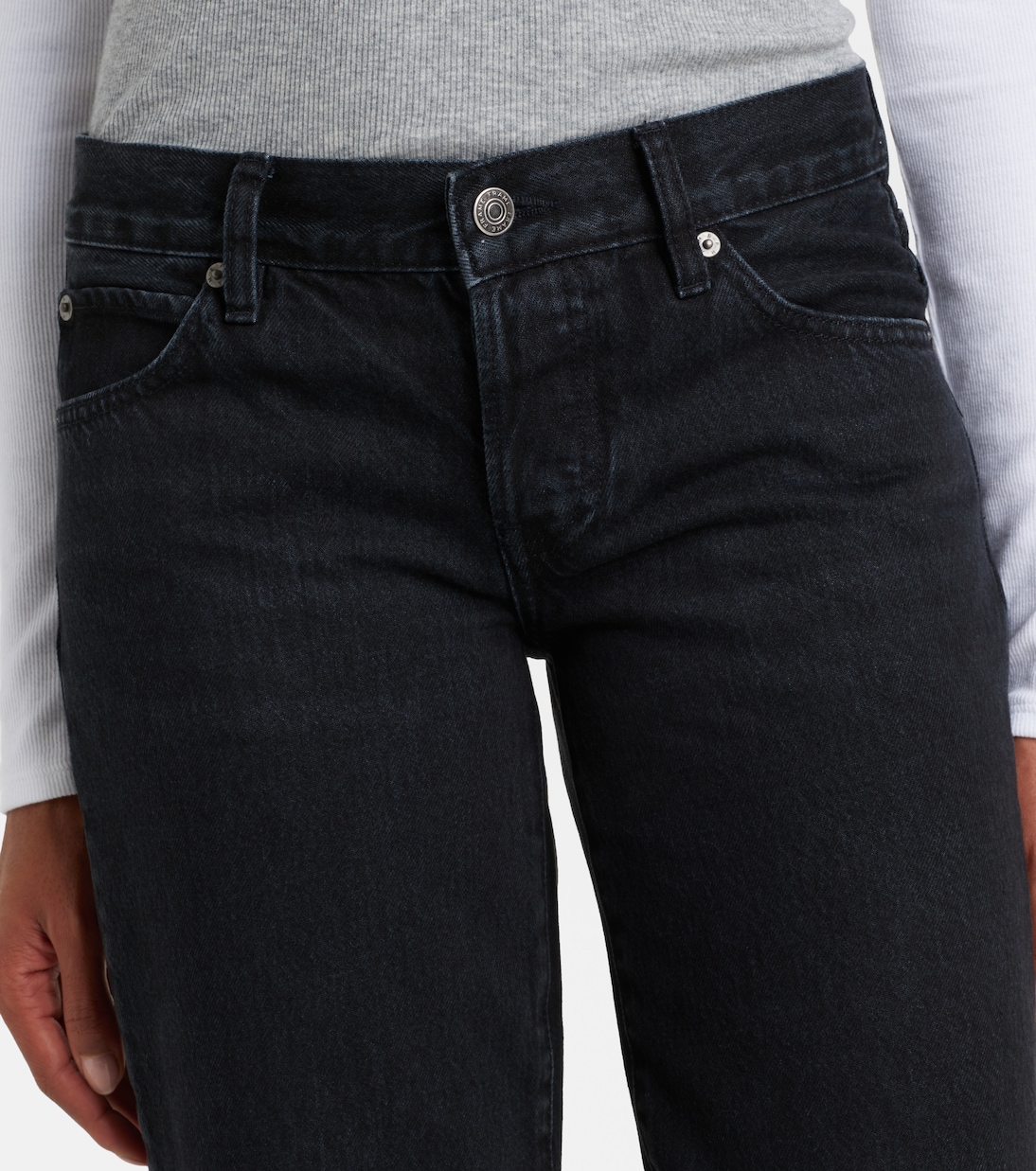 Wide-Leg Jeans The Grey | Frame