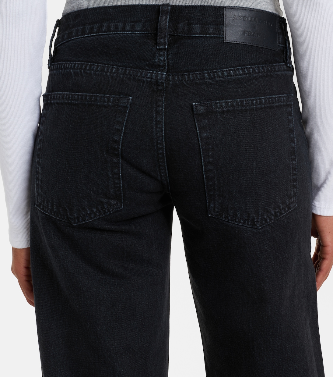 Wide-Leg Jeans The Grey | Frame