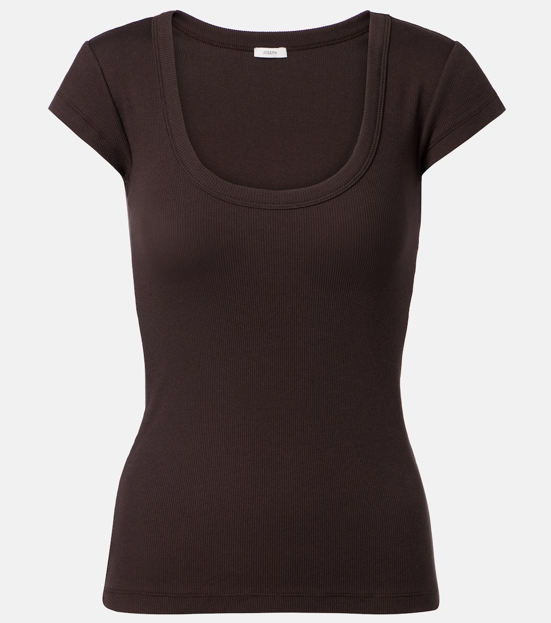 Saba ribbed-knit cotton-blend T-shirt | Joseph