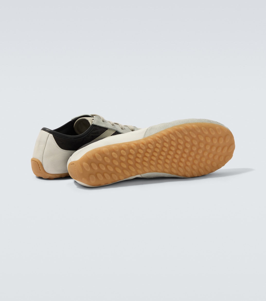 Boxe suede-trimmed sneakers | McQueen