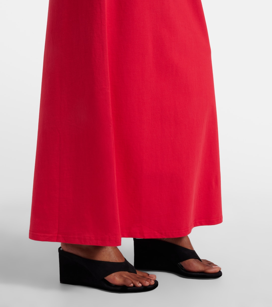 Vestido largo Malo de jersey de algodón | The Frankie Shop