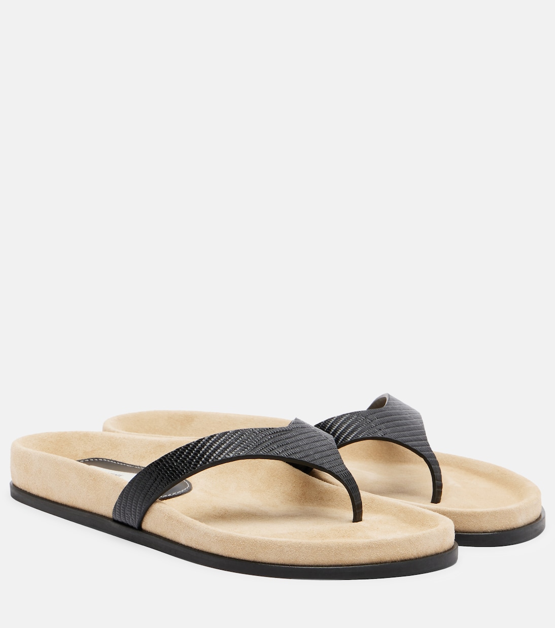 Sandalias de dedo de piel | Toteme
