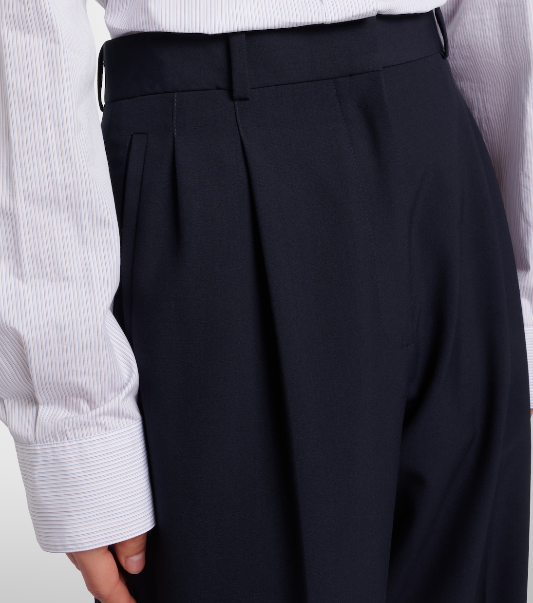 Gerade Hose Mune aus Wolle | The Row