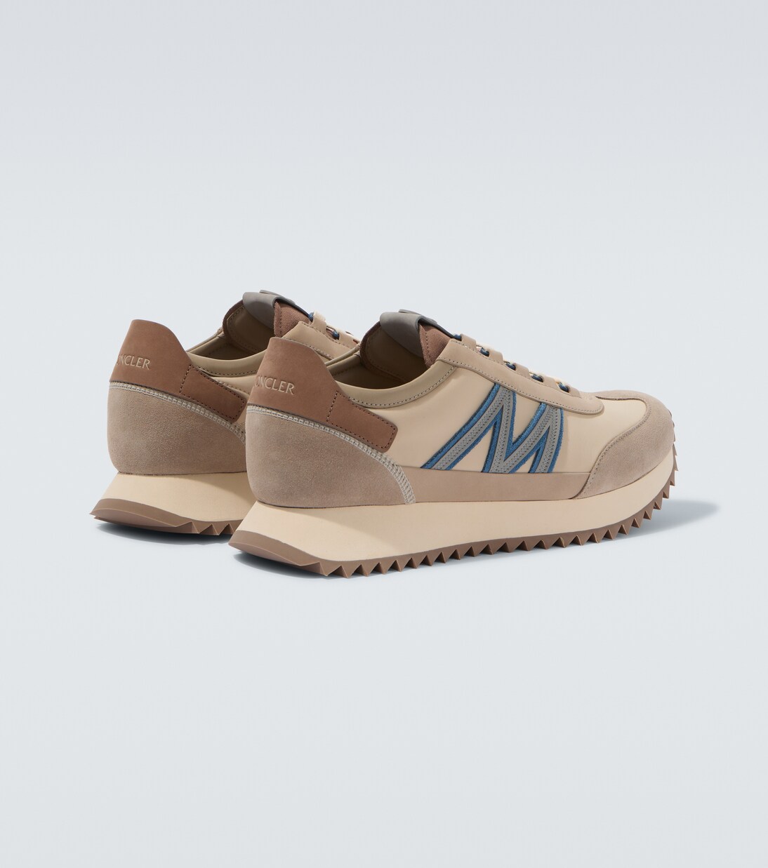Pacey2 suede-trimmed sneakers | Moncler
