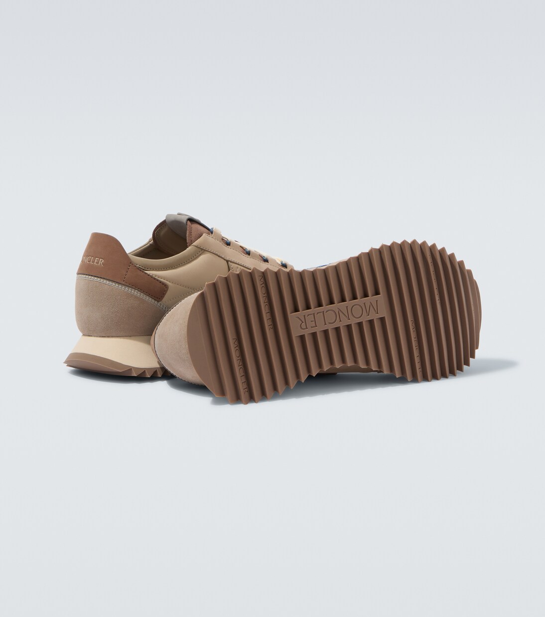 Pacey2 suede-trimmed sneakers | Moncler