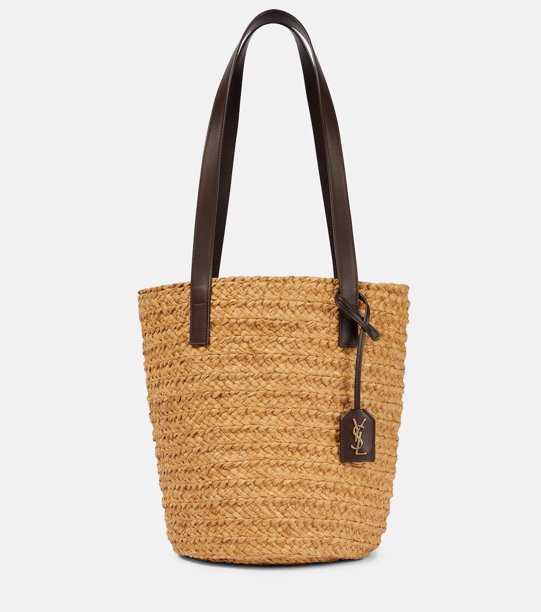 Panier Small raffia bucket bag | Saint Laurent