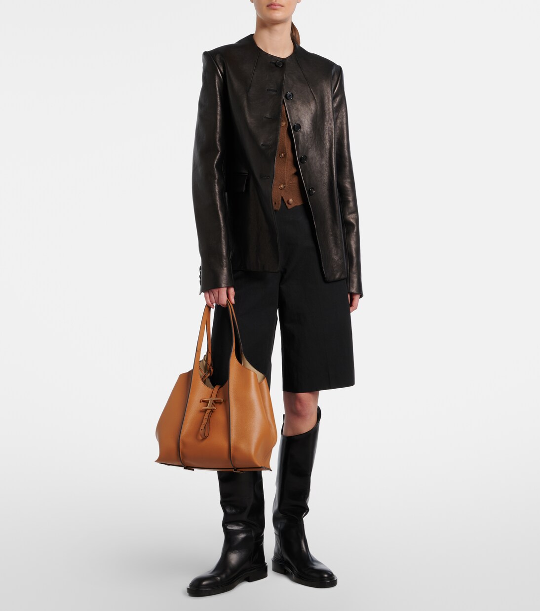 Schultertasche T Timeless Medium aus Leder | Tod's