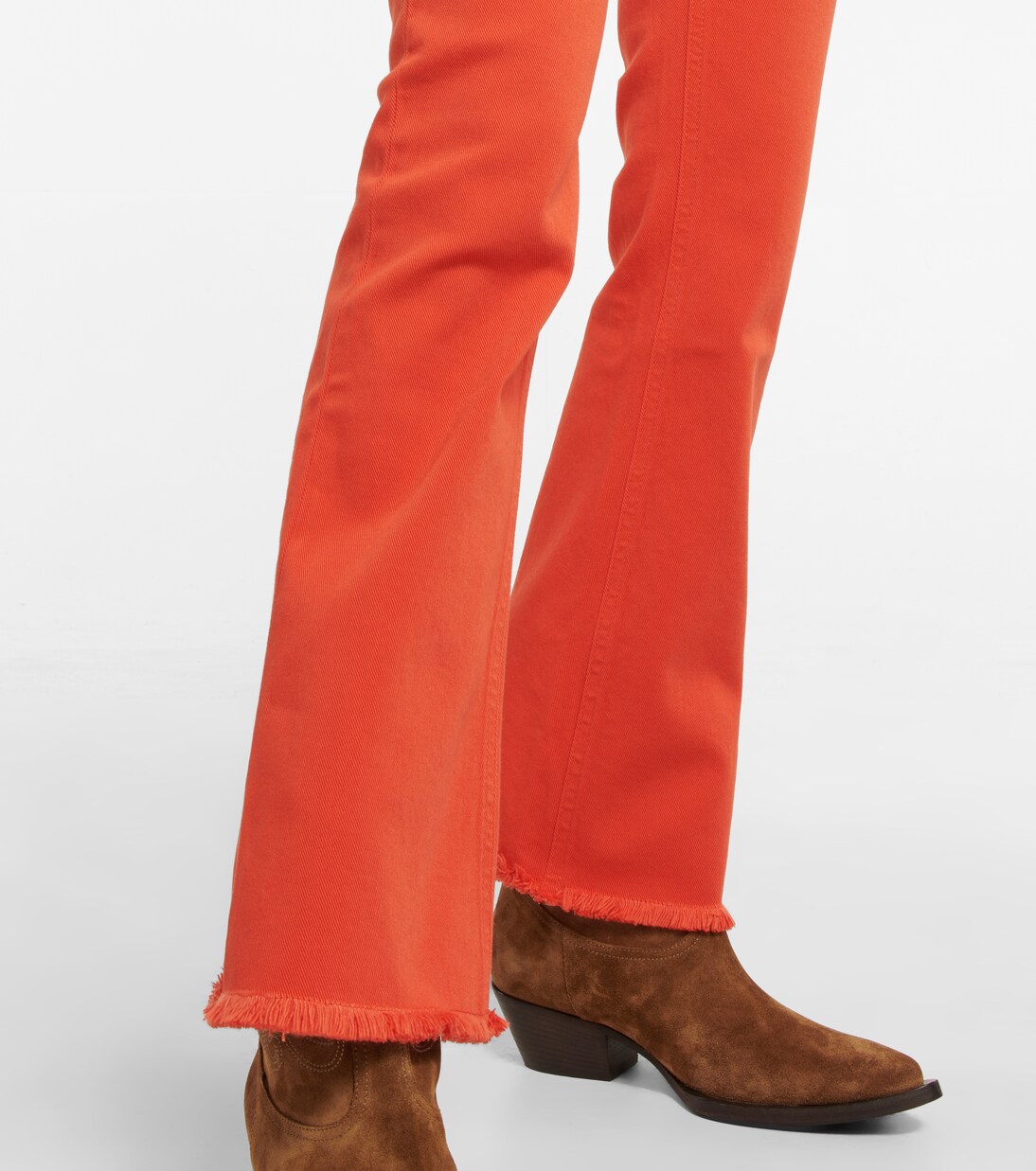 Embroidered mid-rise flared jeans | Etro