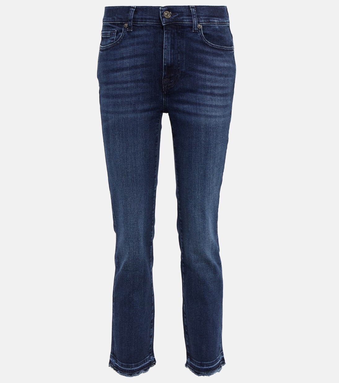 High-Rise Jeans The Straight Crop | 7 For All Mankind