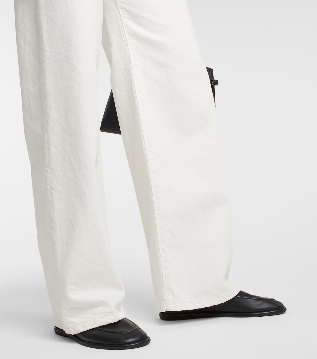 Eglitta mid-rise wide-leg jeans | The Row