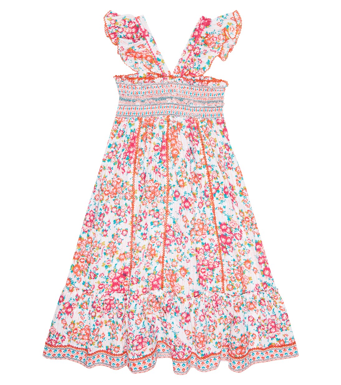 Printed cotton dress | Poupette St Barth Kids